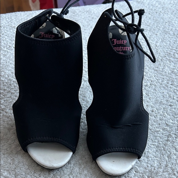 Juicy Couture Shoes - Juicy Couture Black and White Heeled Sandals